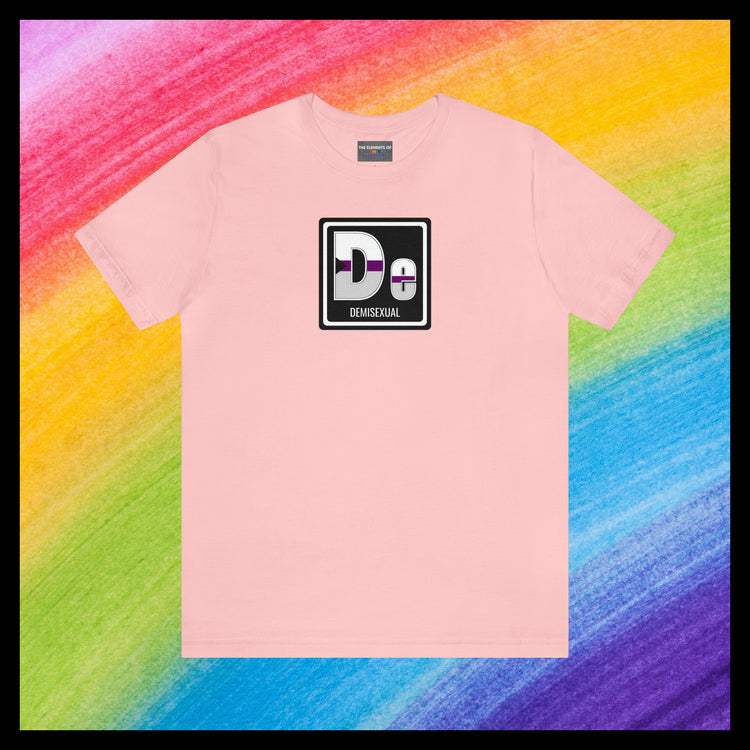 Elements of Pride - Demisexual T-shirt (with element name)