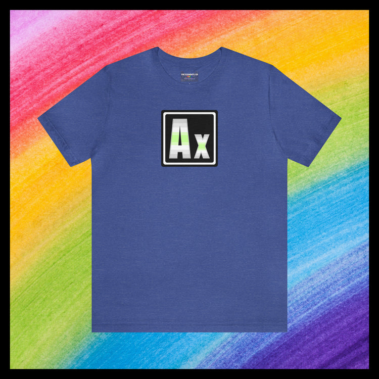 Elements of Pride - Agenderflux T-shirt (without element name)