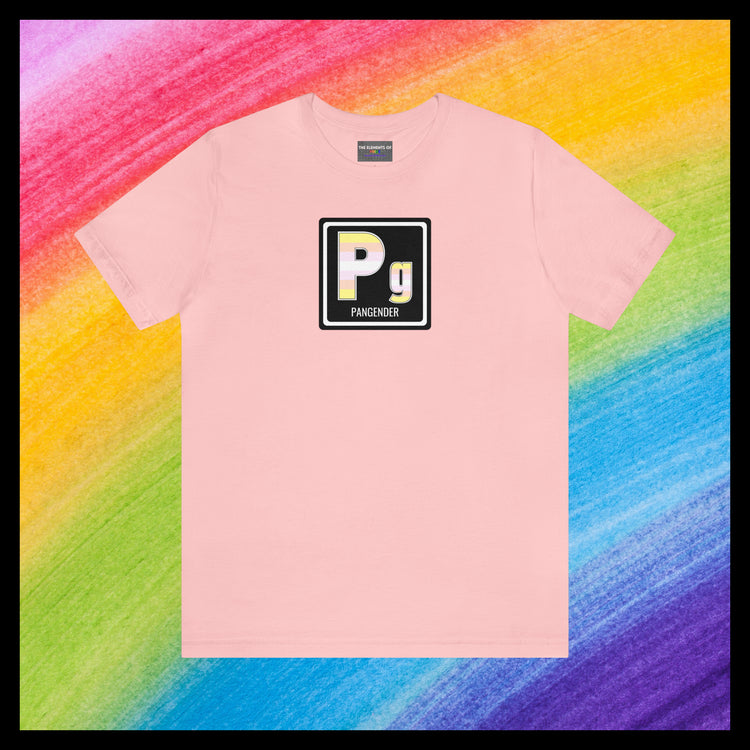 Elements of Pride - Pangender T-shirt (with element name)