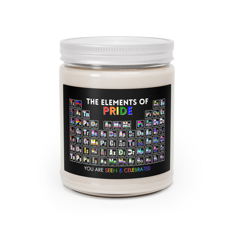 Elements of Pride Periodic Table Scented Candle