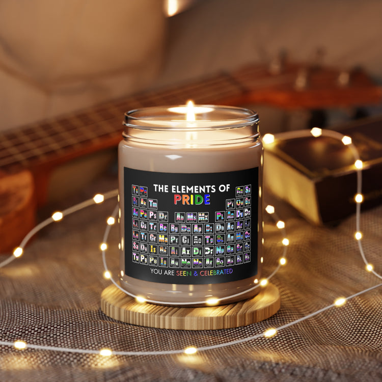 Elements of Pride Periodic Table Scented Candle