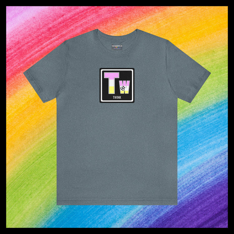Elements of Pride - Twink T-shirt (with element name)