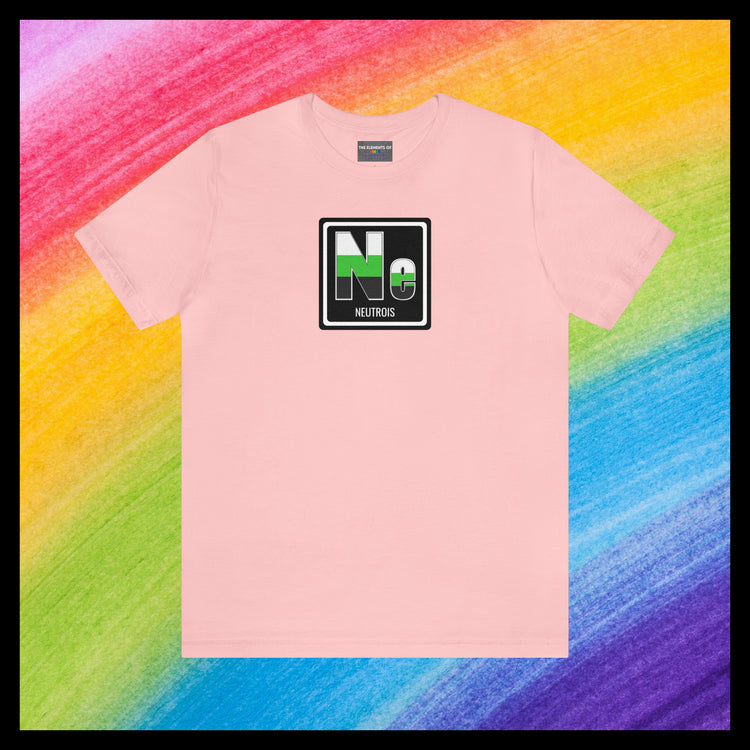 Elements of Pride - Neutrois T-shirt (with element name)