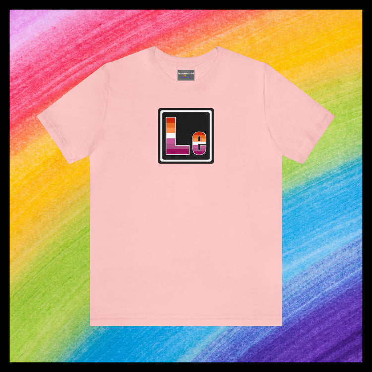 Elements of Pride - Lesbian T-shirt (without element name)