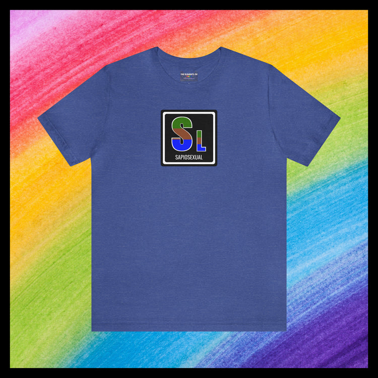 Elements of Pride - Sapiosexual T-shirt (with element name)