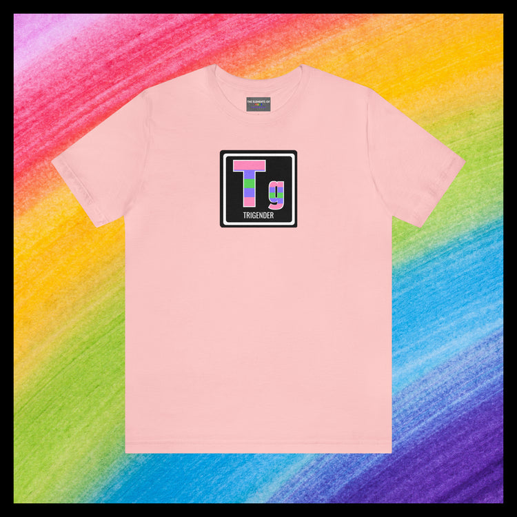 Elements of Pride - Trigender T-shirt (with element name)